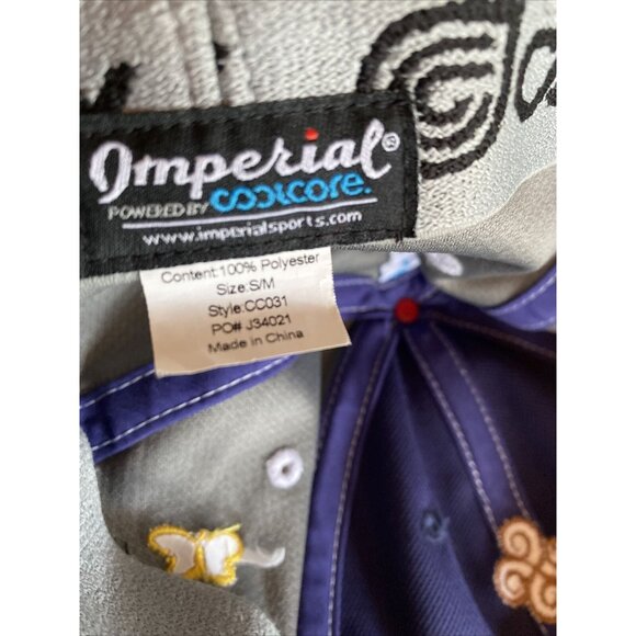 Verde River Navy Blue & White Mesh Trucker Hat Imperial Coolcore S/M - Picture 7 of 8